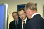 Geoff Barton, Mark Chaplain and HRH Duke of Edinburgh